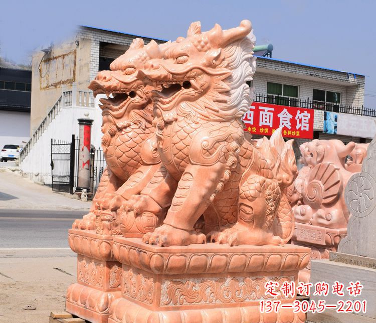安徽传说中的麒麟雕塑