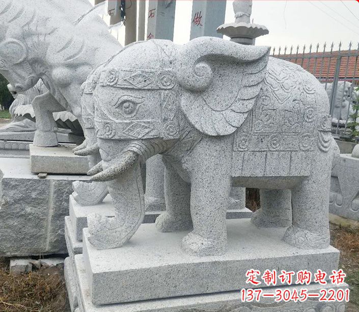 安徽藏传佛教大象石雕