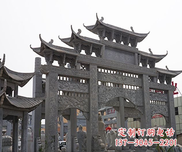 安徽牌坊石雕传承传统文化的艺术精品