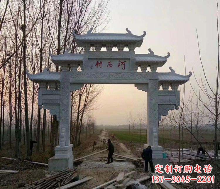 安徽牌坊雕塑——记忆中的美丽家乡