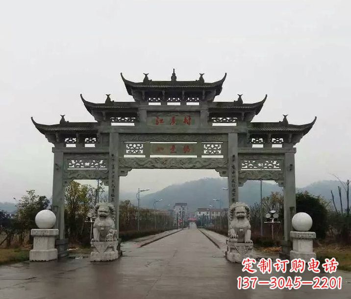 安徽牌坊石雕传承民间文化
