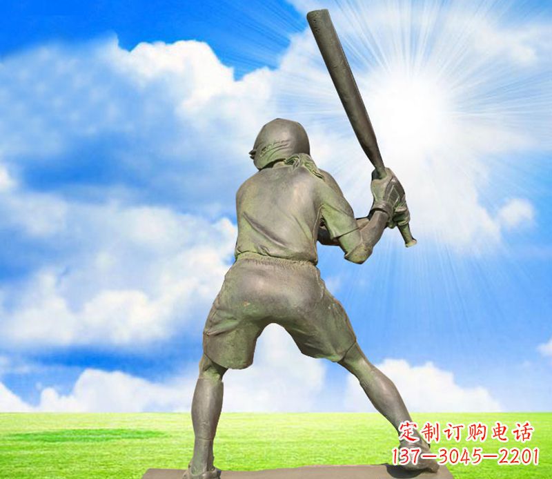 安徽纪念棒球精美的棒球雕塑