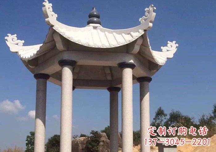 安徽大理石凉亭雕塑——传承古代工艺之精粹