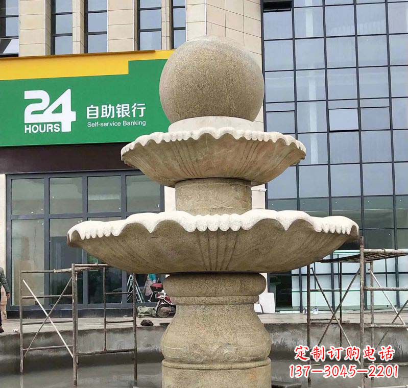 安徽大理石风水球喷泉雕塑——振奋人心的艺术杰作