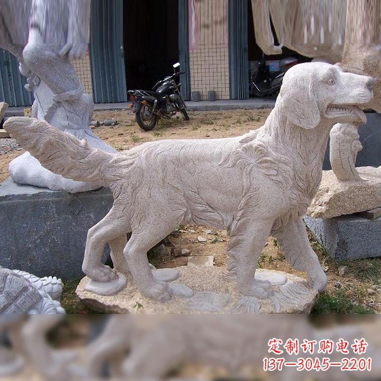 安徽大理石狗雕塑——精致的狗雕塑,让你的生活更有趣