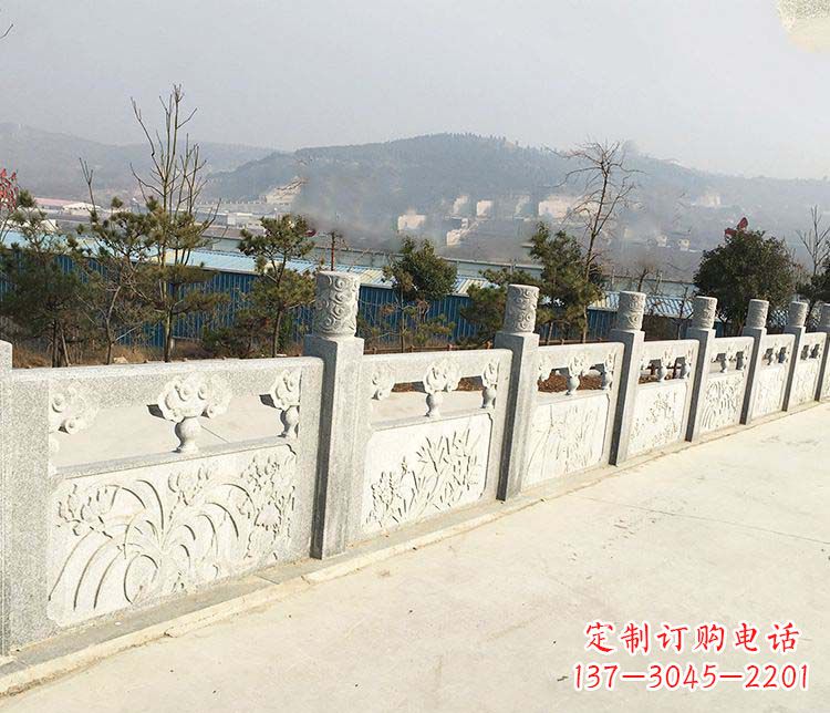 安徽大理石护城河栏板石雕