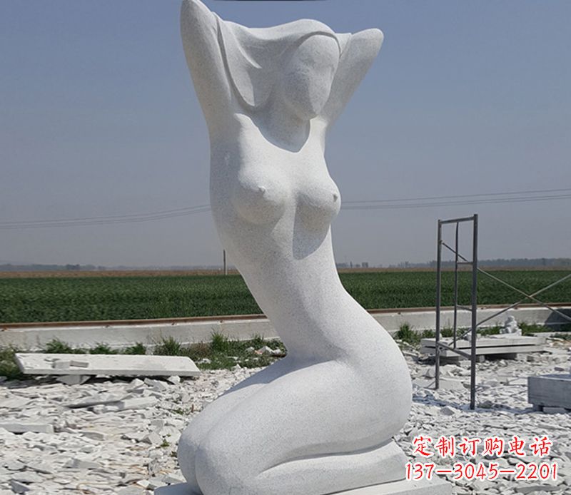 安徽优雅大理石美女雕塑