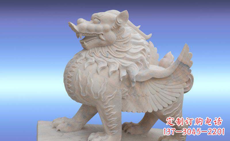 安徽大理石貔貅神兽石雕
