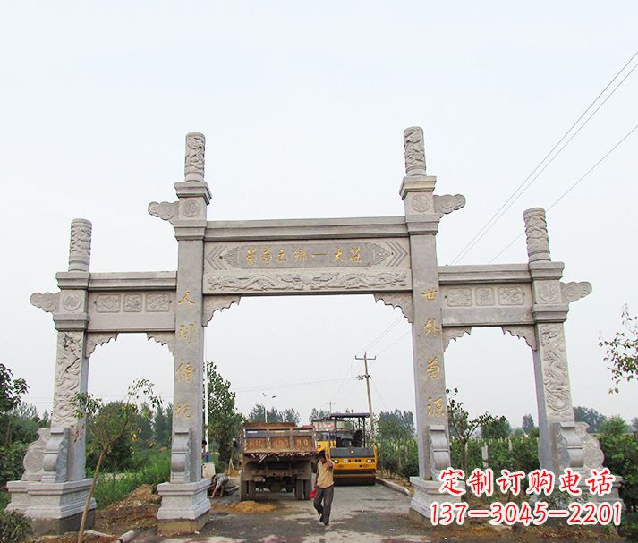 安徽大理石牌坊石雕，艺术精髓永不凋零