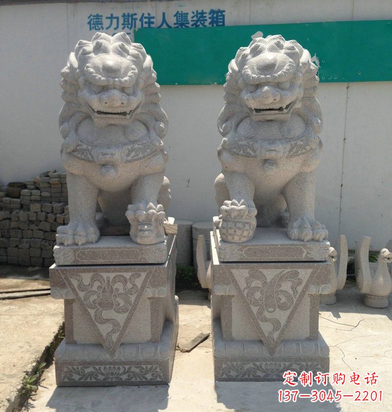 安徽精致大理石狮子雕塑