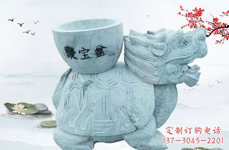 安徽大理石招财龙雕塑