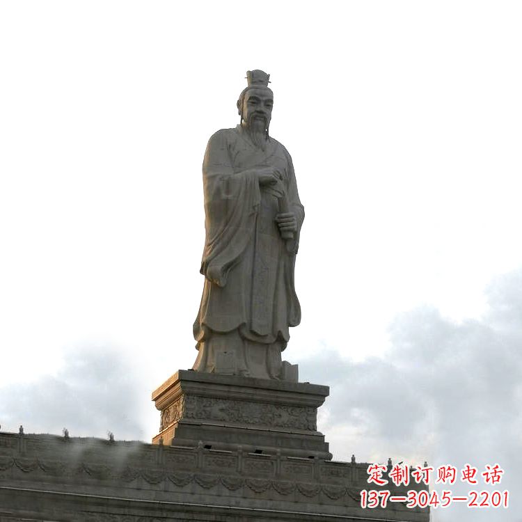安徽大型孟子景观雕塑-景区广场历史文化名人塑像