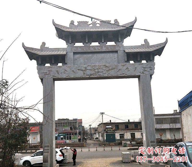 安徽精美大理石牌坊石雕