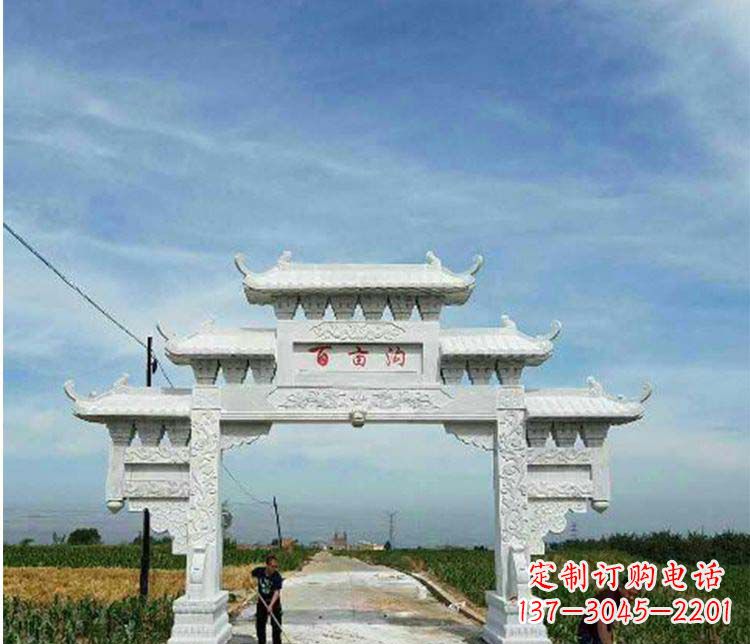 安徽西方风格石牌坊石雕