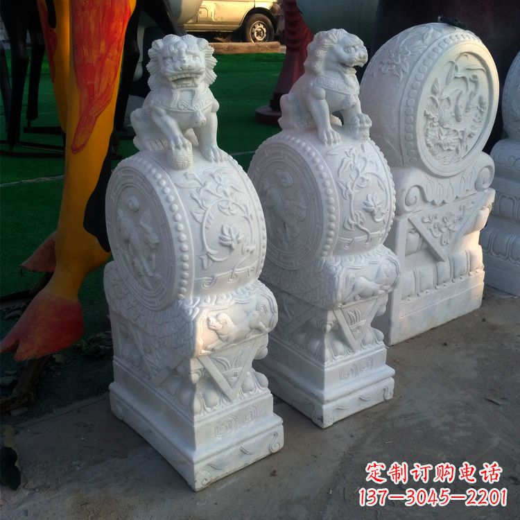 安徽仿古门墩石雕塑