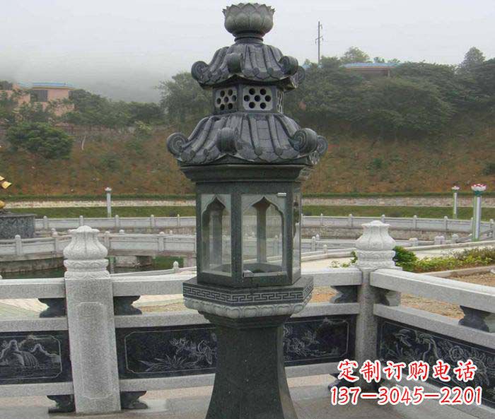 安徽仿古石灯公园景观石雕