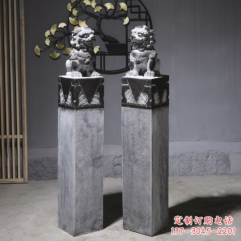 安徽仿古石狮子雕塑