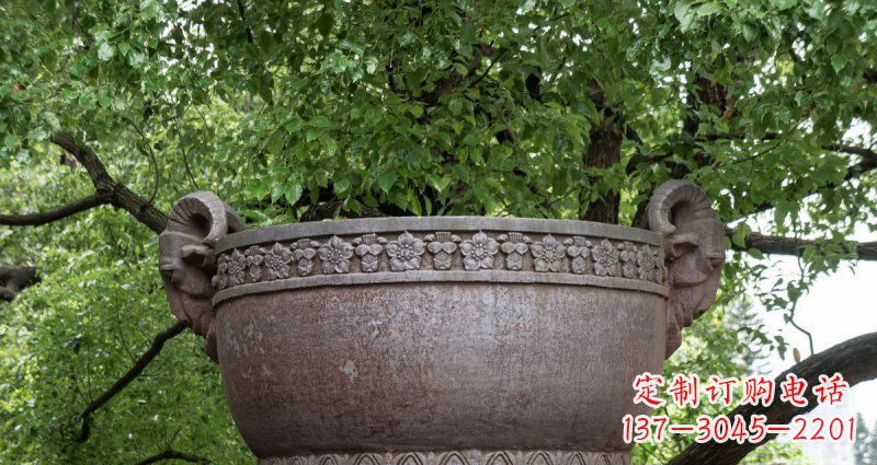 安徽中领雕塑仿古水缸铜雕