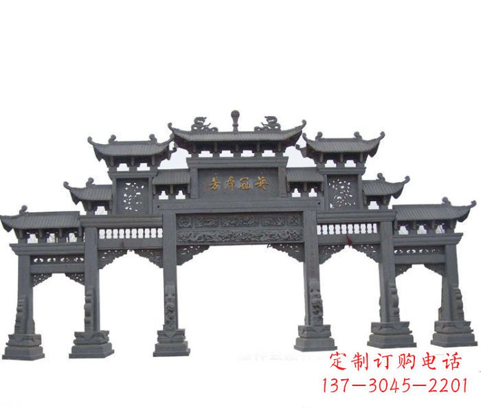 安徽产品名称仿古牌坊石雕