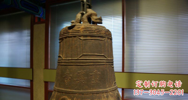 安徽仿古铜钟雕塑定制