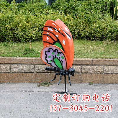 安徽仿真蝴蝶_大号蝴蝶红色款116x75x160