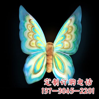 安徽仿真蝴蝶_大号蓝色发光款73x50x30