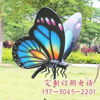 安徽蓝蝴蝶雕塑-让你的室内空间焕发生机
