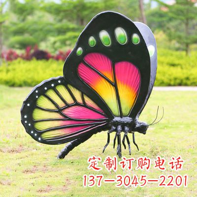 安徽仿真蝴蝶_品红色款405x78x110