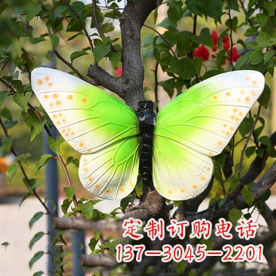 安徽浅绿色蝴蝶雕塑