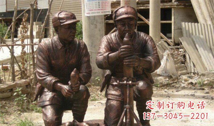 安徽英勇勇士铜雕