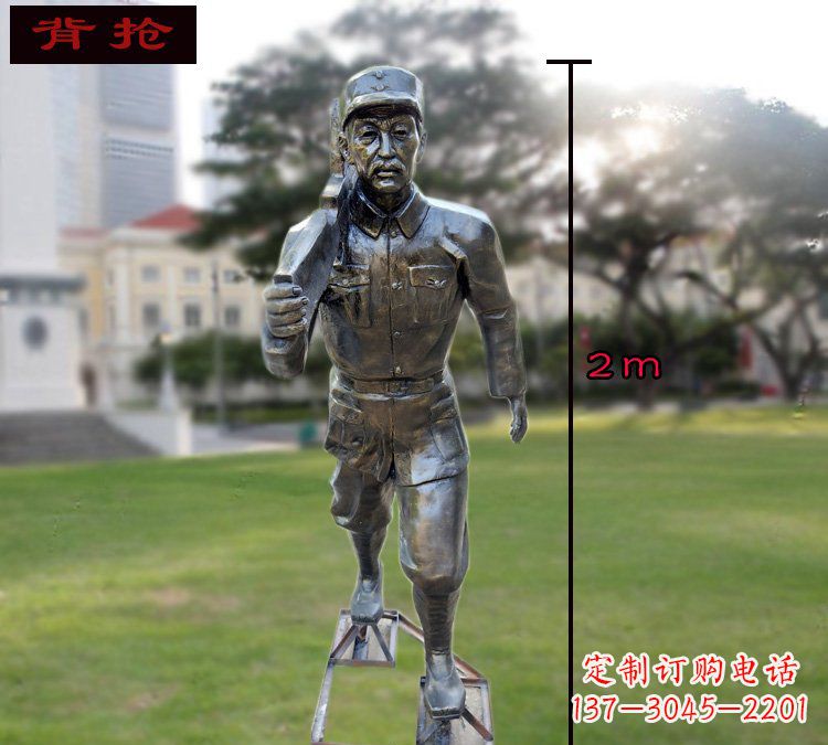 安徽中领雕塑英勇勇士铜雕