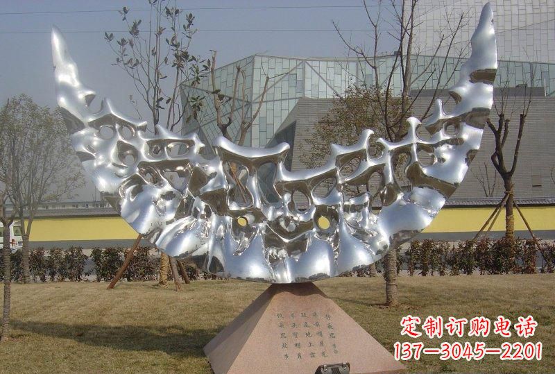 安徽新款不锈钢月亮景观雕塑
