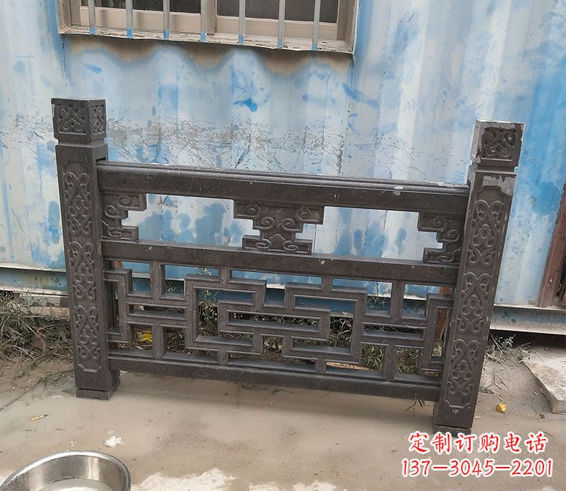 安徽集乐馆大理石栏板雕塑