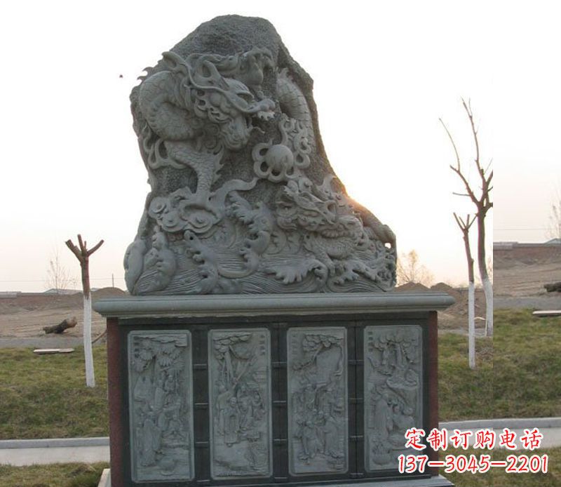 安徽公园大理石龙雕塑