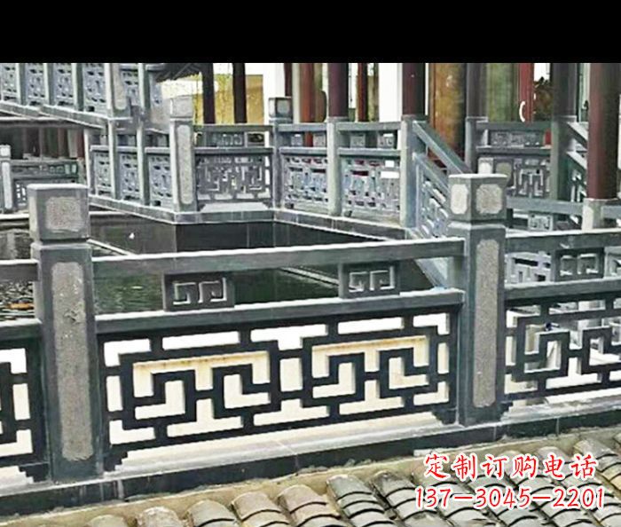 安徽中领雕塑精致仿古石栏板