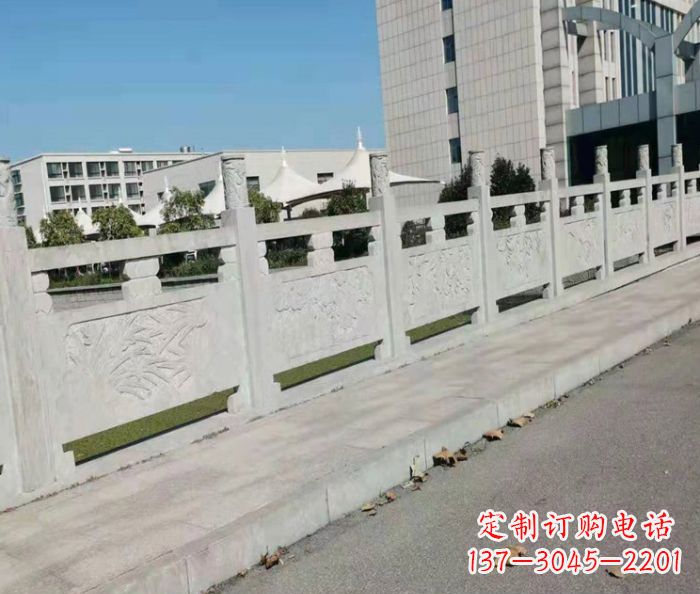 安徽公园景观大理石浮雕栏板 (2)