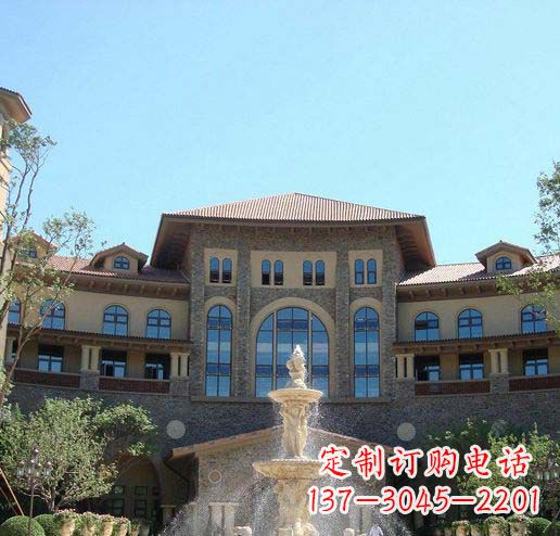 安徽定制欧式古典喷泉大理石雕塑