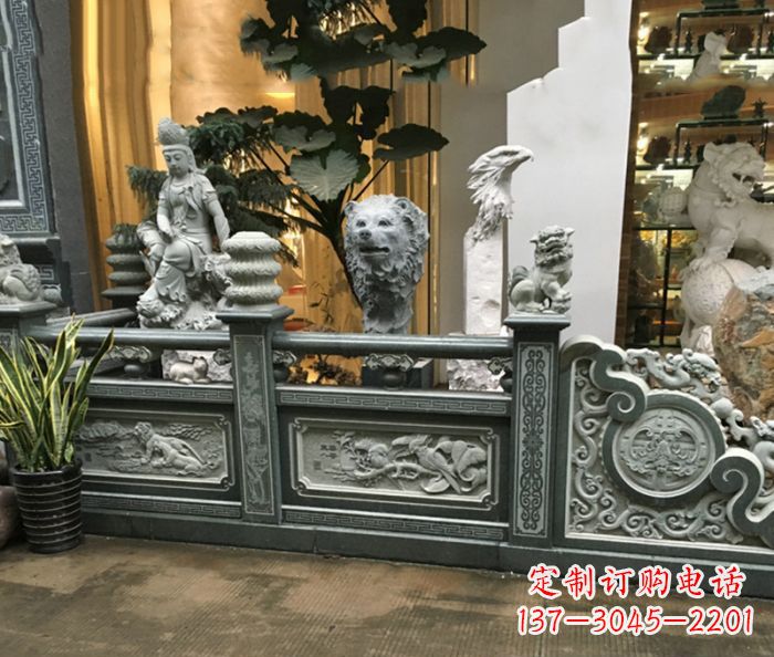 安徽精美仿古石栏板雕塑
