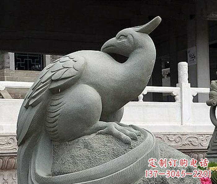 安徽公园景观凤凰石雕