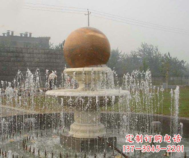 安徽艺术品级风水球喷泉石雕
