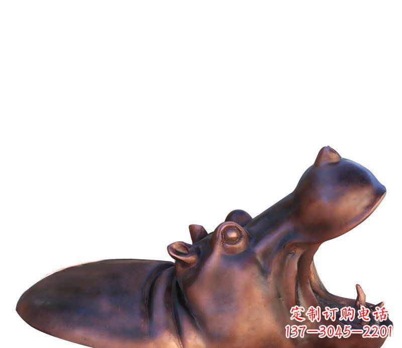 安徽产品名称铜质河马雕塑