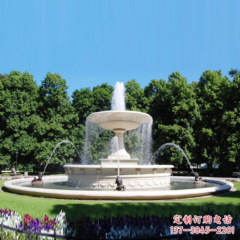 安徽公园园林大型欧式石雕喷泉