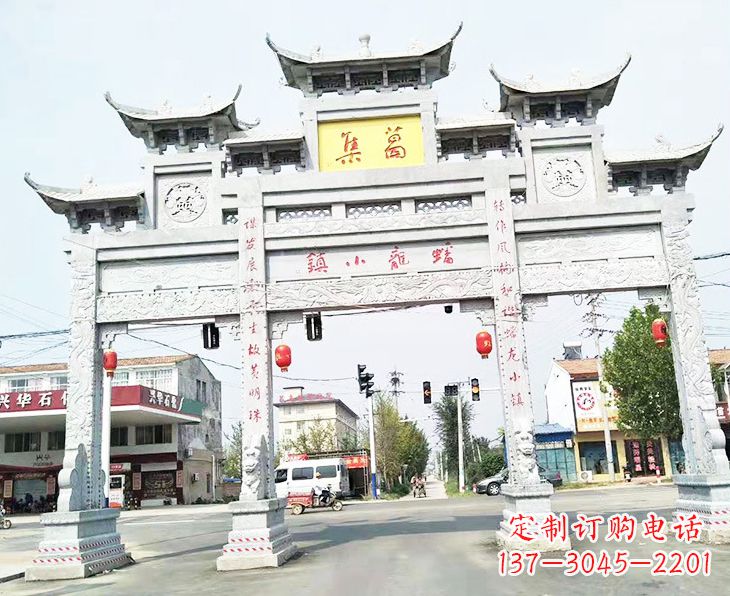 安徽牌坊雕塑:传承古典文化,新的艺术精粹