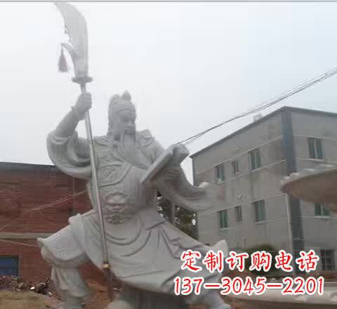 安徽关公看书石雕