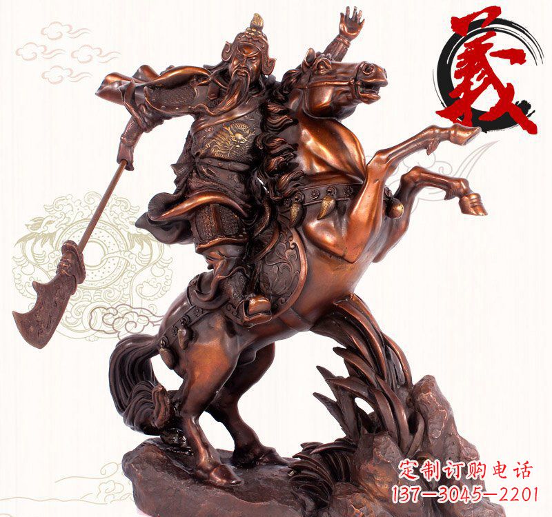 安徽中领雕塑:脱胎于古代传奇的关公铜雕