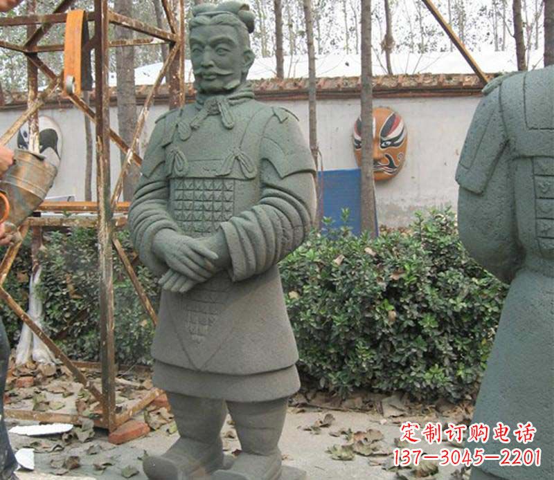 安徽广场兵马俑石雕
