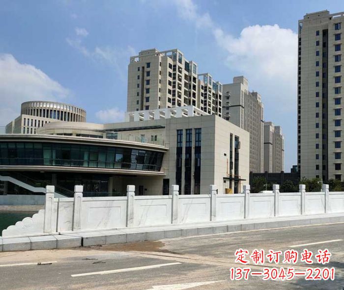 安徽享受精美的广场景观大理石栏板雕塑