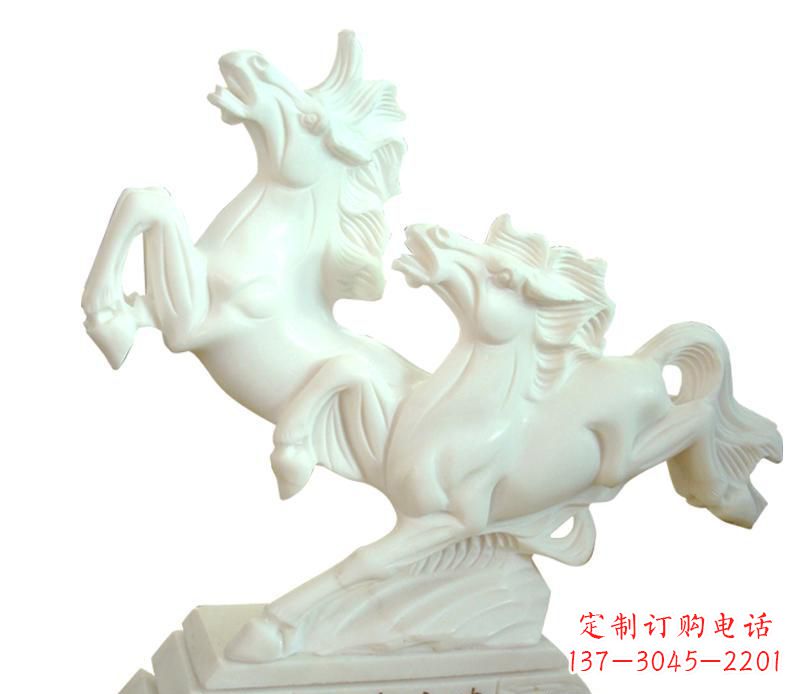 安徽汉白玉动物飞马雕塑