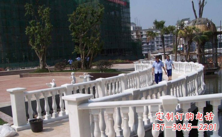 安徽汉白玉欧式栏杆雕塑