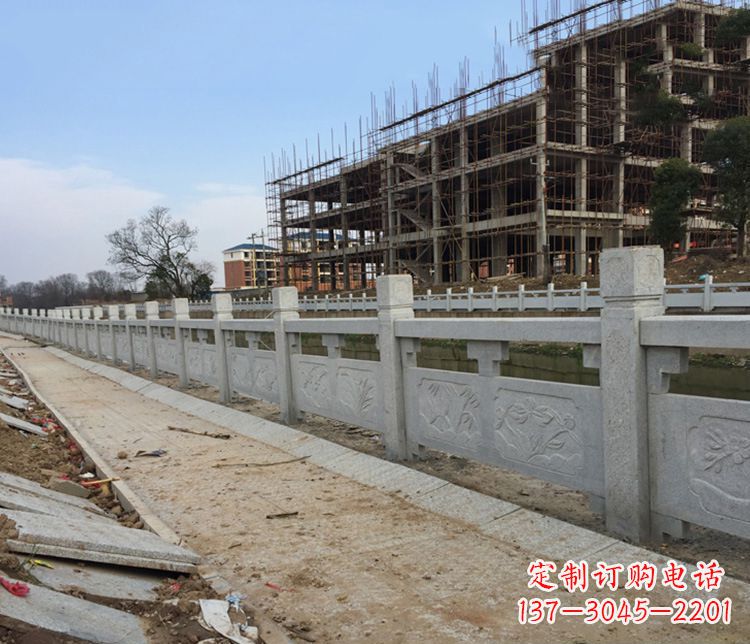 安徽护城河大理石栏板石雕 (4)
